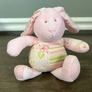 Maison‎ Chic Floral Pink Bunny Plush